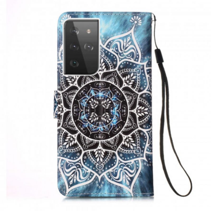 Flip Case Für Samsung Galaxy S21 Ultra 5G Mandala Im Himmel