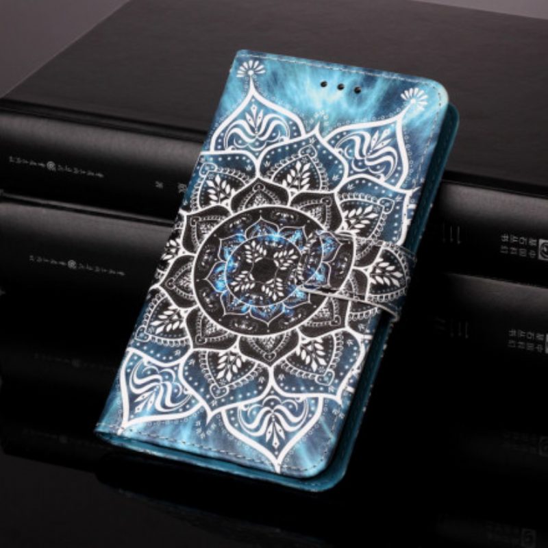 Flip Case Für Samsung Galaxy S21 Ultra 5G Mandala Im Himmel