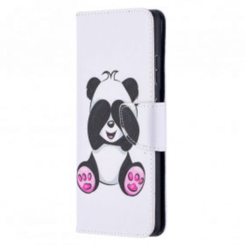 Flip Case Für Samsung Galaxy S21 Ultra 5G Panda-spaß