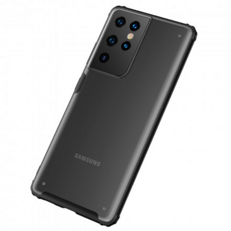 Hülle Für Samsung Galaxy S21 Ultra 5G Frostiger Hybrid