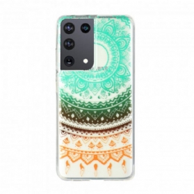 Hülle Für Samsung Galaxy S21 Ultra 5G Nahtloses Blumenmandala