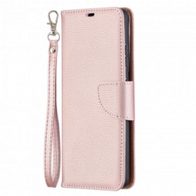 Lederhüllen Für Samsung Galaxy S21 Ultra 5G Flip Case Lychee Rabat Oblique