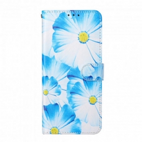 Lederhüllen Für Samsung Galaxy S21 Ultra 5G Verrückte Blumen