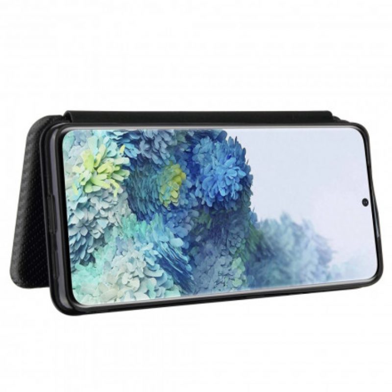 Schutzhülle Für Samsung Galaxy S21 Ultra 5G Flip Case Kohlefaser