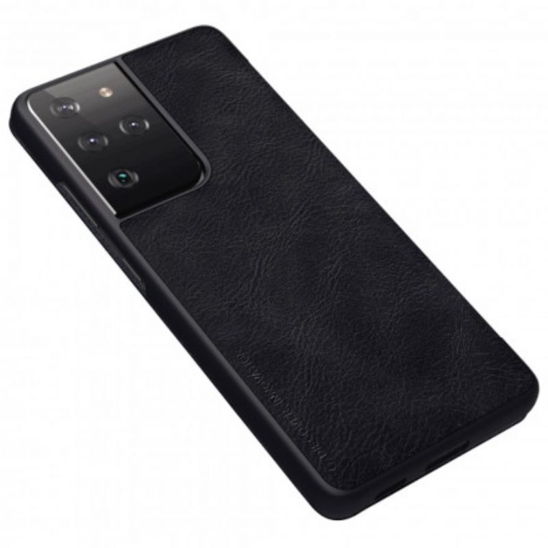 Schutzhülle Für Samsung Galaxy S21 Ultra 5G Flip Case Nillkin Qin-serie