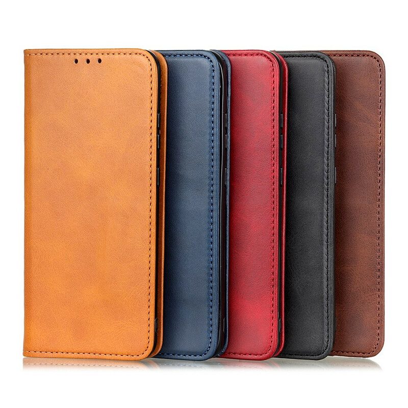 Schutzhülle Für Samsung Galaxy S21 Ultra 5G Flip Case Vintage Spaltleder