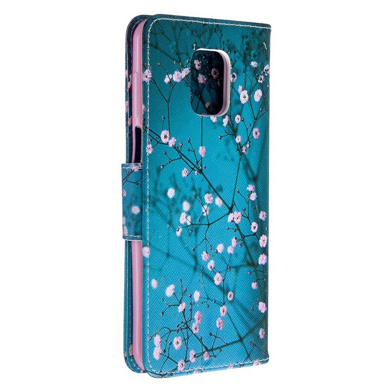 Flip Case Für Xiaomi Redmi Note 9S / 9 Pro Blühender Baum