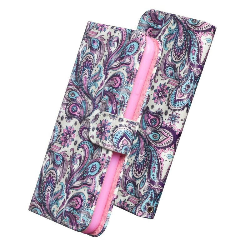 Flip Case Für Xiaomi Redmi Note 9S / 9 Pro Blumenmuster