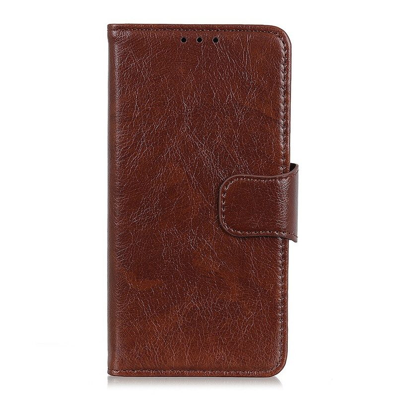 Flip Case Für Xiaomi Redmi Note 9S / 9 Pro Gespaltenes Nappaleder