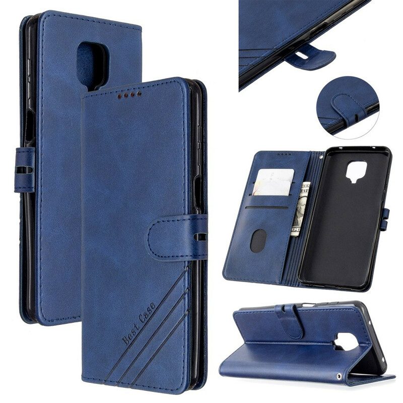 Flip Case Für Xiaomi Redmi Note 9S / 9 Pro I'm Besten Fall