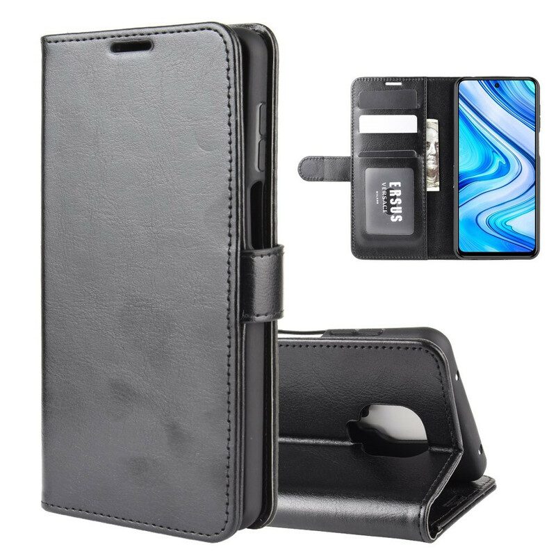 Flip Case Für Xiaomi Redmi Note 9S / 9 Pro Klassischer Ledereffekt