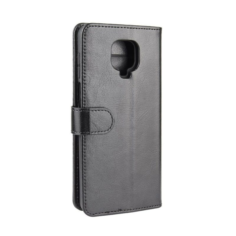 Flip Case Für Xiaomi Redmi Note 9S / 9 Pro Klassischer Ledereffekt