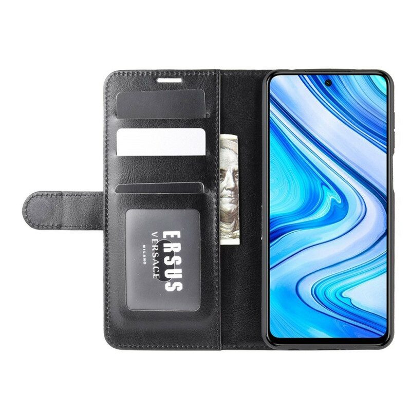 Flip Case Für Xiaomi Redmi Note 9S / 9 Pro Klassischer Ledereffekt