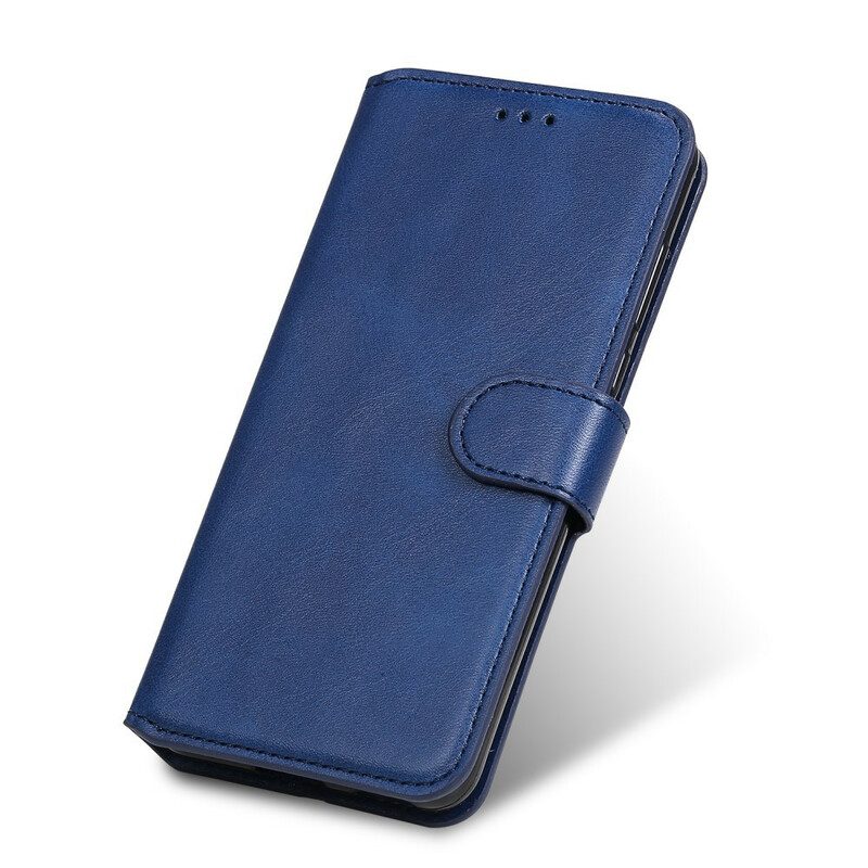 Flip Case Für Xiaomi Redmi Note 9S / 9 Pro Klassischer Lederstil