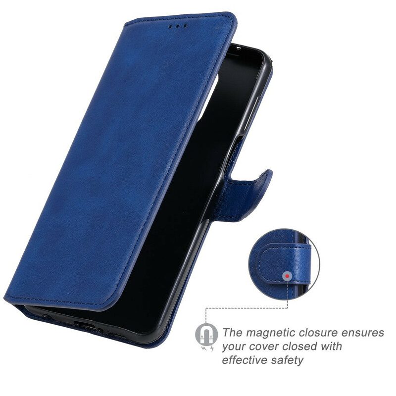 Flip Case Für Xiaomi Redmi Note 9S / 9 Pro Klassischer Lederstil