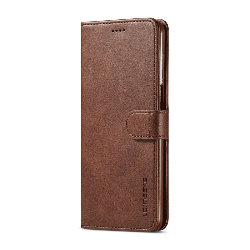 Flip Case Für Xiaomi Redmi Note 9S / 9 Pro Lc.imeeke Ledereffekt