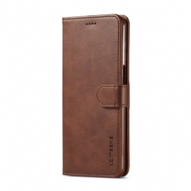 Flip Case Für Xiaomi Redmi Note 9S / 9 Pro Lc.imeeke Ledereffekt