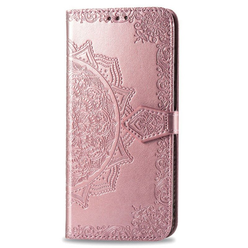 Flip Case Für Xiaomi Redmi Note 9S / 9 Pro Mandala-mittelalter