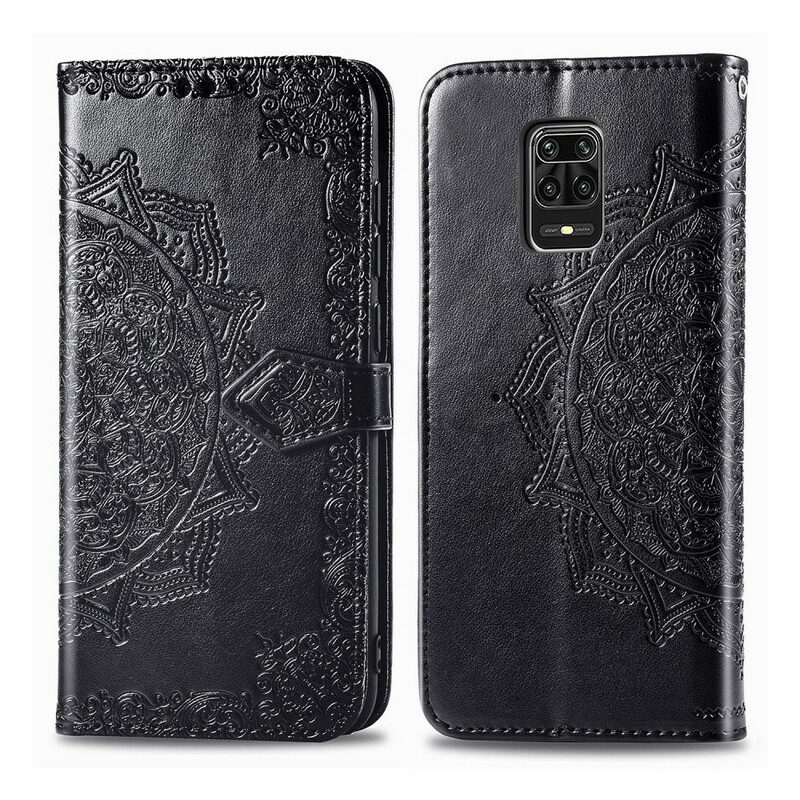 Flip Case Für Xiaomi Redmi Note 9S / 9 Pro Mandala-mittelalter