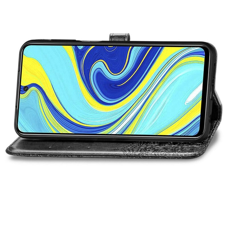 Flip Case Für Xiaomi Redmi Note 9S / 9 Pro Mandala-mittelalter