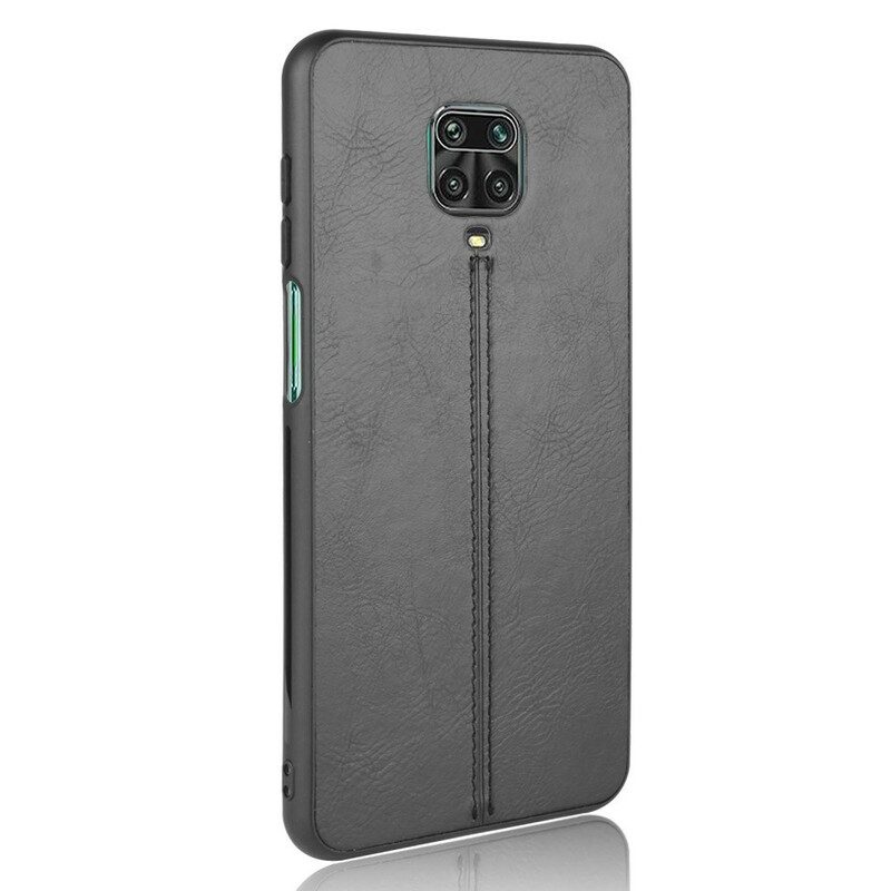 Handyhülle Für Xiaomi Redmi Note 9S / 9 Pro Couture-ledereffekt