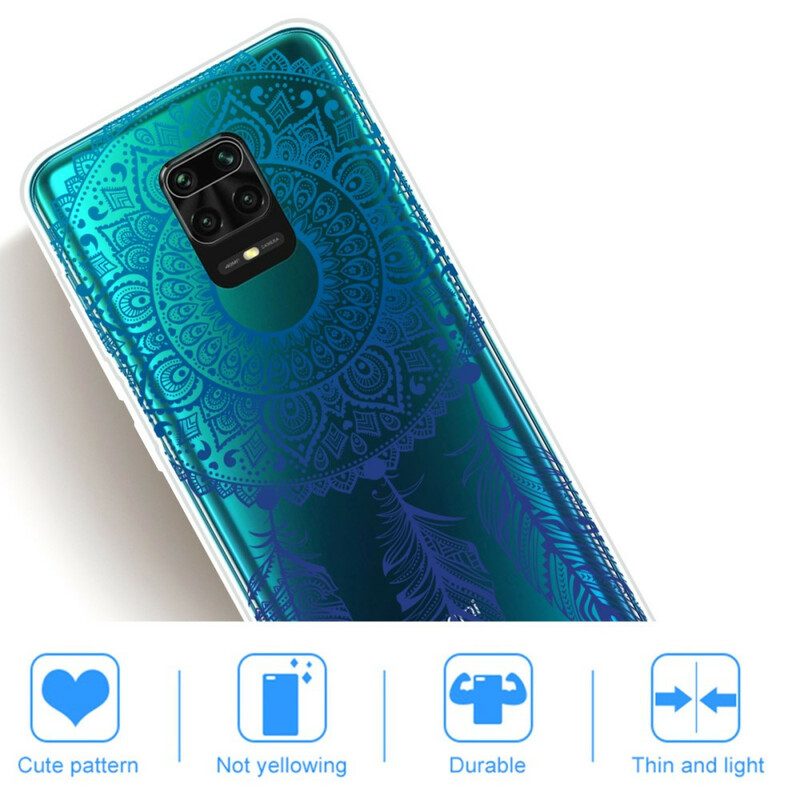 Handyhülle Für Xiaomi Redmi Note 9S / 9 Pro Einzelnes Blumenmandala