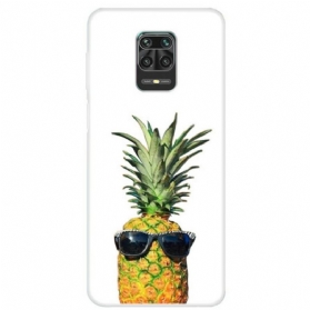 Hülle Für Xiaomi Redmi Note 9S / 9 Pro Ananas Mit Brille