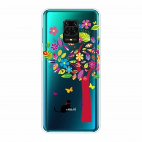 Hülle Für Xiaomi Redmi Note 9S / 9 Pro Katze Unter Dem Bunten Baum