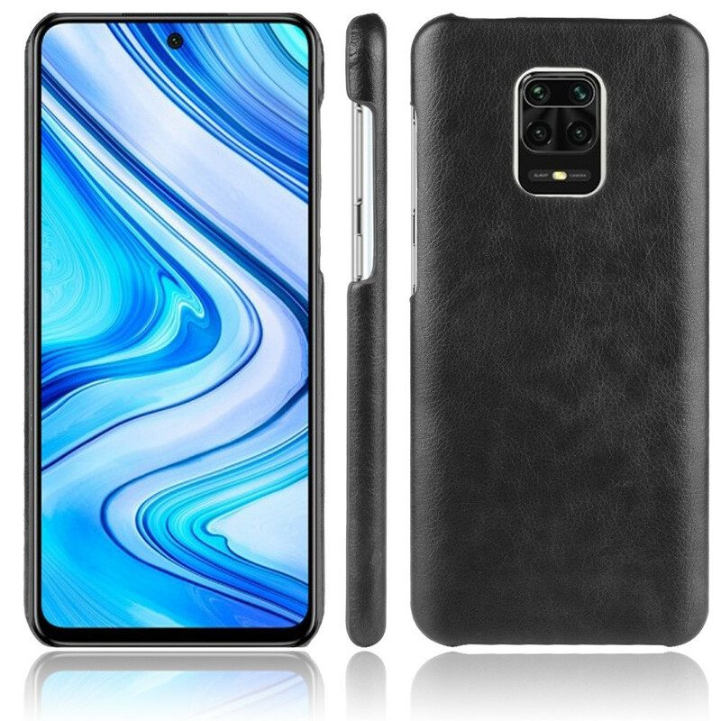 Hülle Für Xiaomi Redmi Note 9S / 9 Pro Litschi-ledereffekt