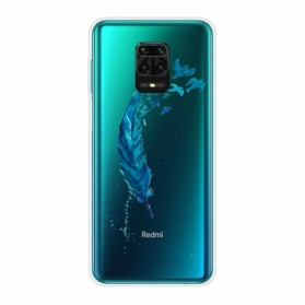 Hülle Für Xiaomi Redmi Note 9S / 9 Pro Wunderschöne Blaue Feder