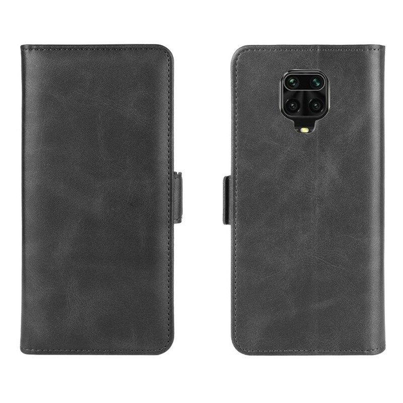 Lederhüllen Für Xiaomi Redmi Note 9S / 9 Pro Flip Case Doppelte Klappe