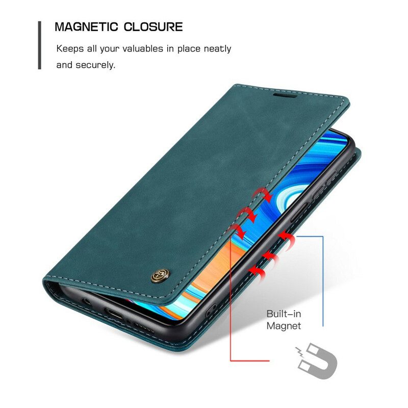 Schutzhülle Für Xiaomi Redmi Note 9S / 9 Pro Flip Case Caseme-kunstleder