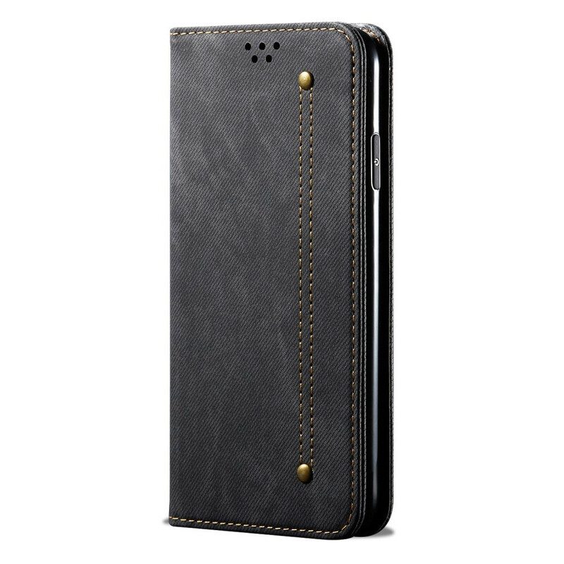 Schutzhülle Für Xiaomi Redmi Note 9S / 9 Pro Flip Case Denim-stoff