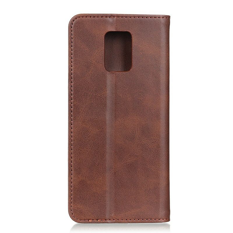 Schutzhülle Für Xiaomi Redmi Note 9S / 9 Pro Flip Case Elegantes Spaltleder