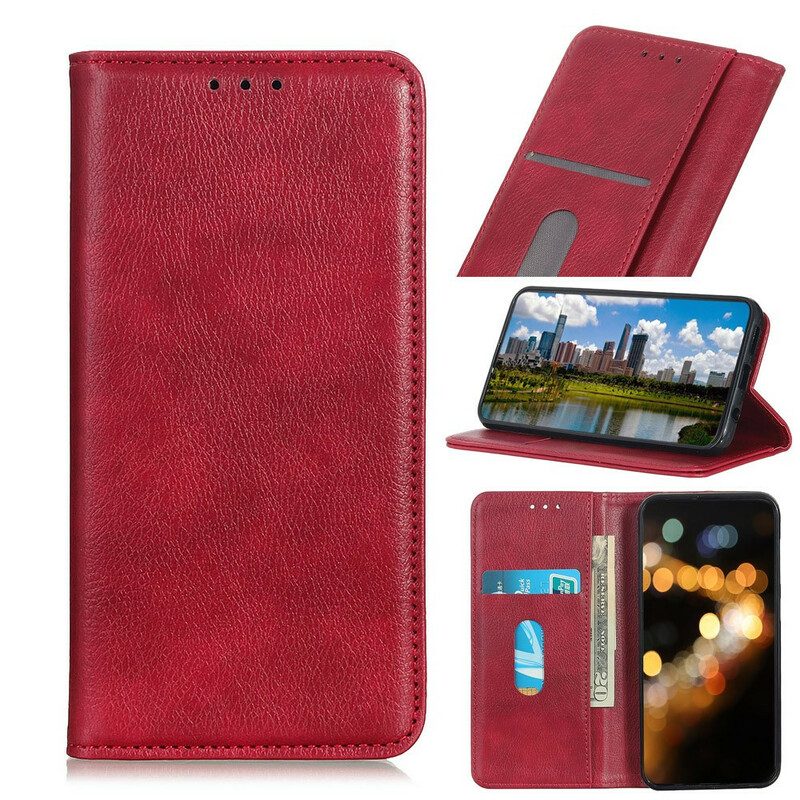 Schutzhülle Für Xiaomi Redmi Note 9S / 9 Pro Flip Case Elegantes Spaltleder