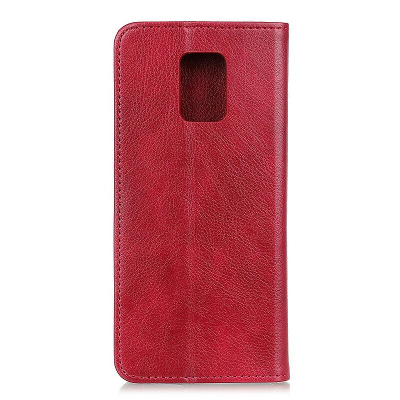 Schutzhülle Für Xiaomi Redmi Note 9S / 9 Pro Flip Case Elegantes Spaltleder