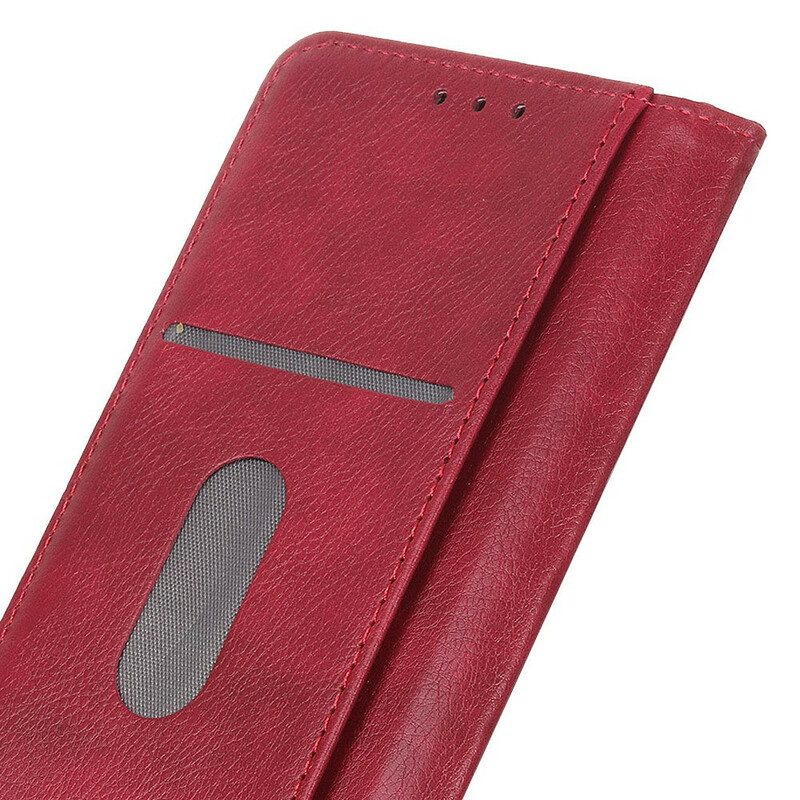 Schutzhülle Für Xiaomi Redmi Note 9S / 9 Pro Flip Case Elegantes Spaltleder