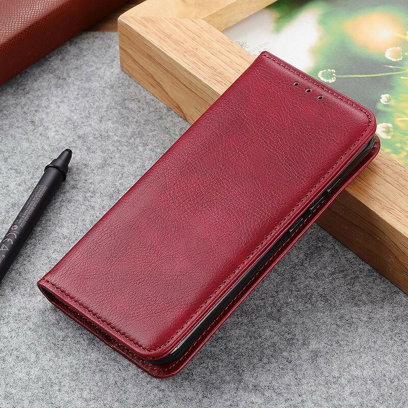 Schutzhülle Für Xiaomi Redmi Note 9S / 9 Pro Flip Case Elegantes Spaltleder