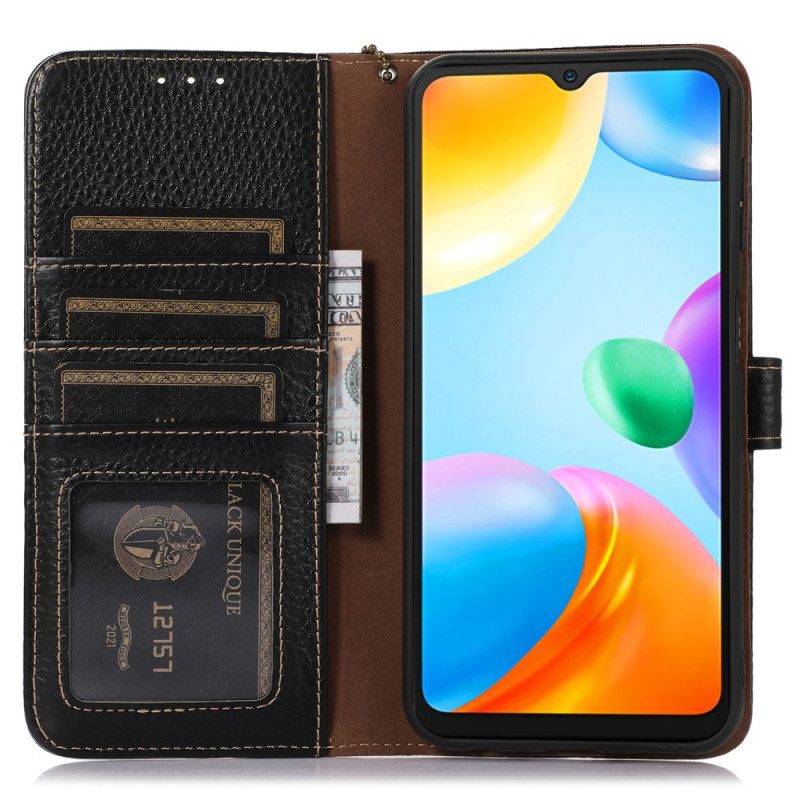 Flip Case Für Honor Magic 5 Lite Schutzhülle Rfid-schutz Aus Echtem Leder