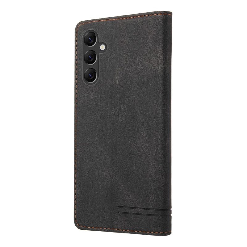 Flip Case Für Samsung Galaxy A14 / A14 5G Kunstleder Gq.utrobe