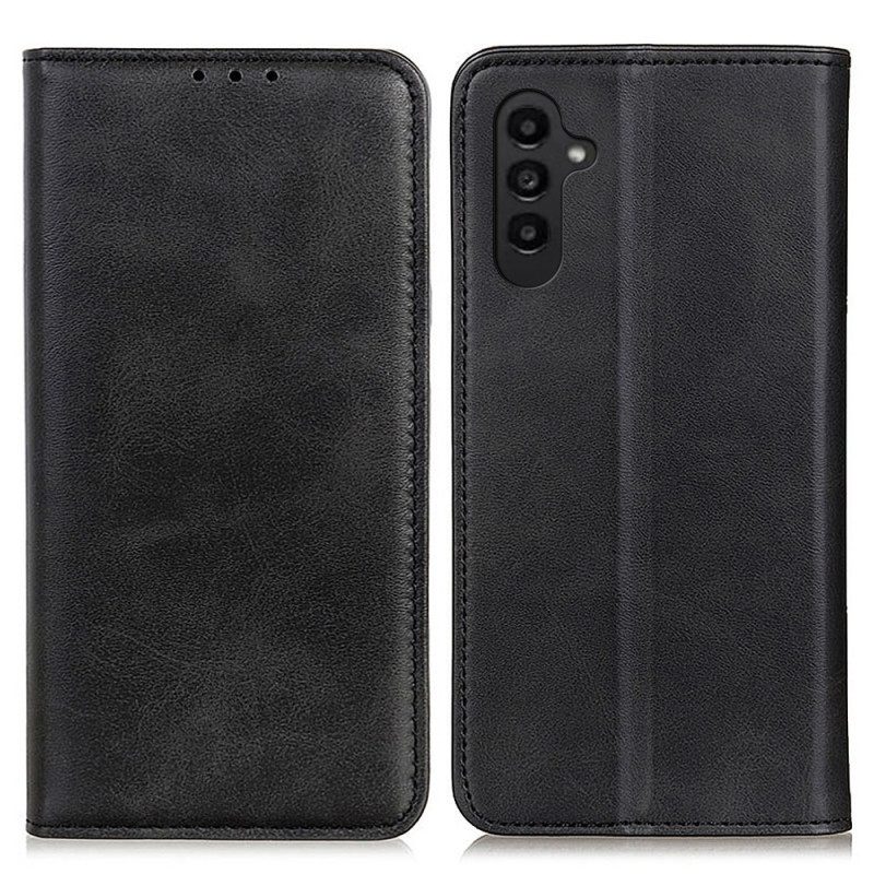 Schutzhülle Für Samsung Galaxy A14 / A14 5G Flip Case Spaltleder