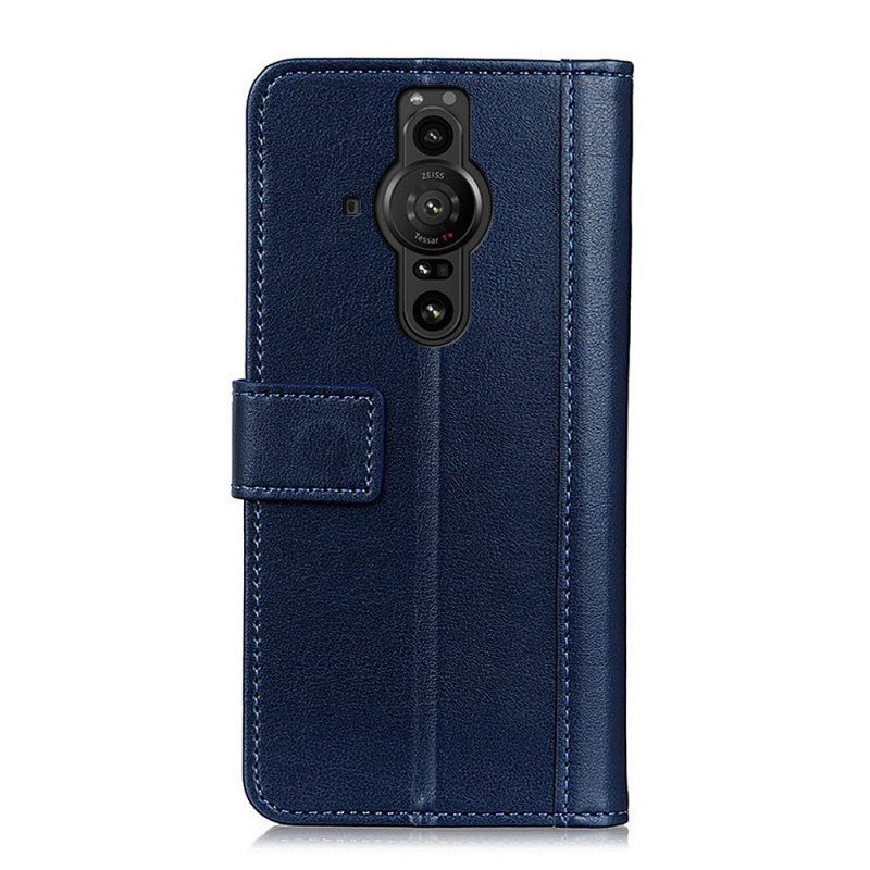 Flip Case Für Sony Xperia Pro-I Leder-styling