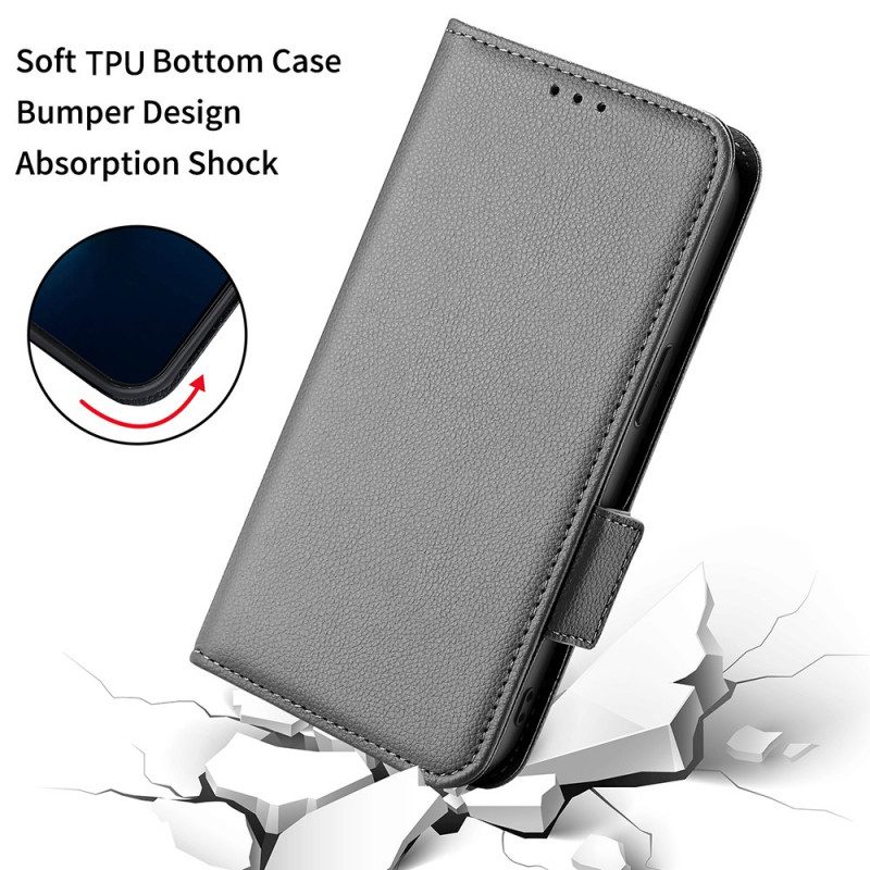 Flip Case Für Sony Xperia Pro-I Premium-litschi-ledereffekt