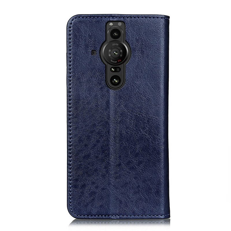 Schutzhülle Für Sony Xperia Pro-I Flip Case Strukturiertes Kunstleder