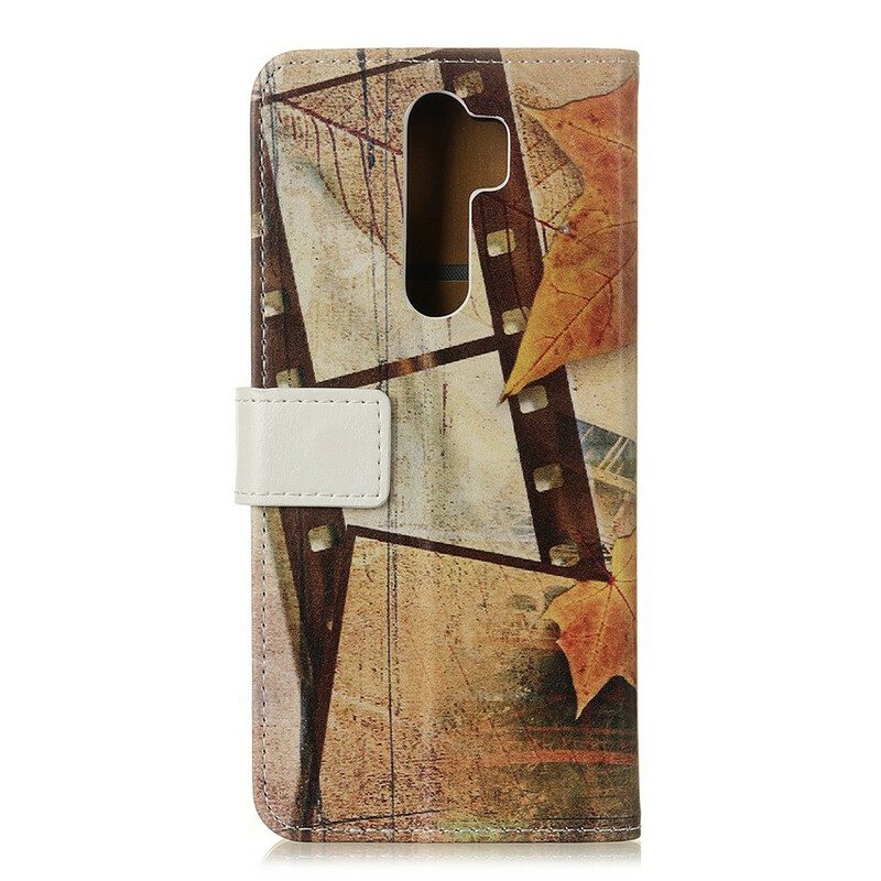 Flip Case Für Xiaomi Redmi 9 Eiffelturm Im Herbst