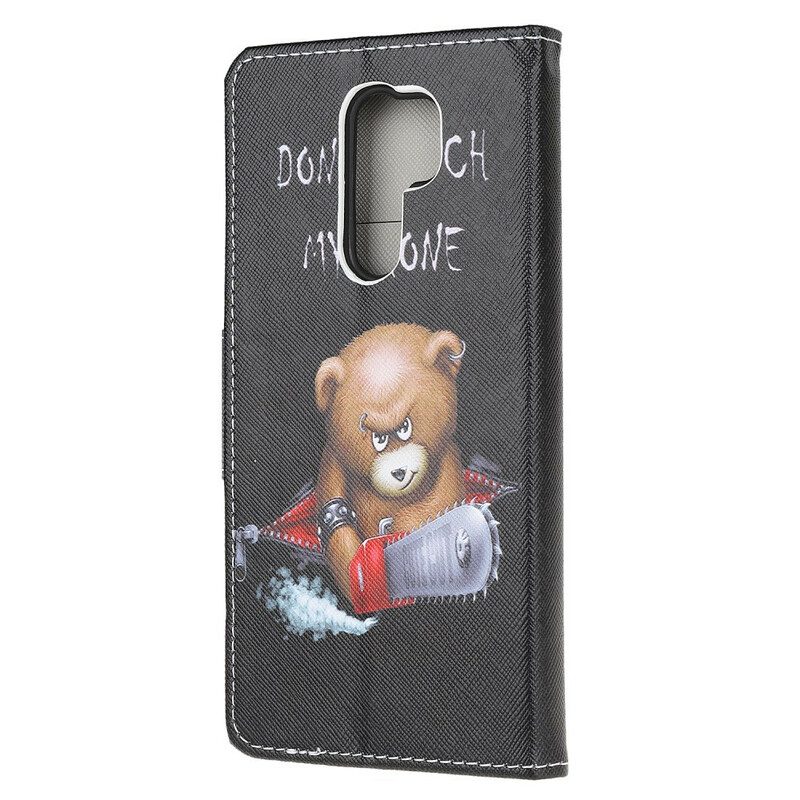 Flip Case Für Xiaomi Redmi 9 Gefährlicher Bär