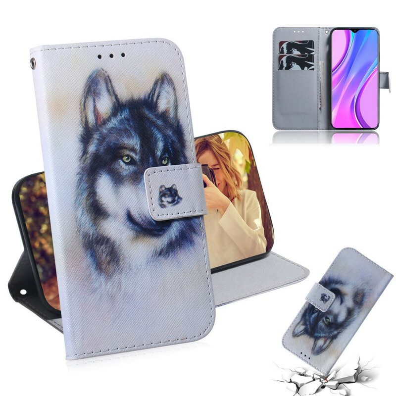 Flip Case Für Xiaomi Redmi 9 Hunde-look