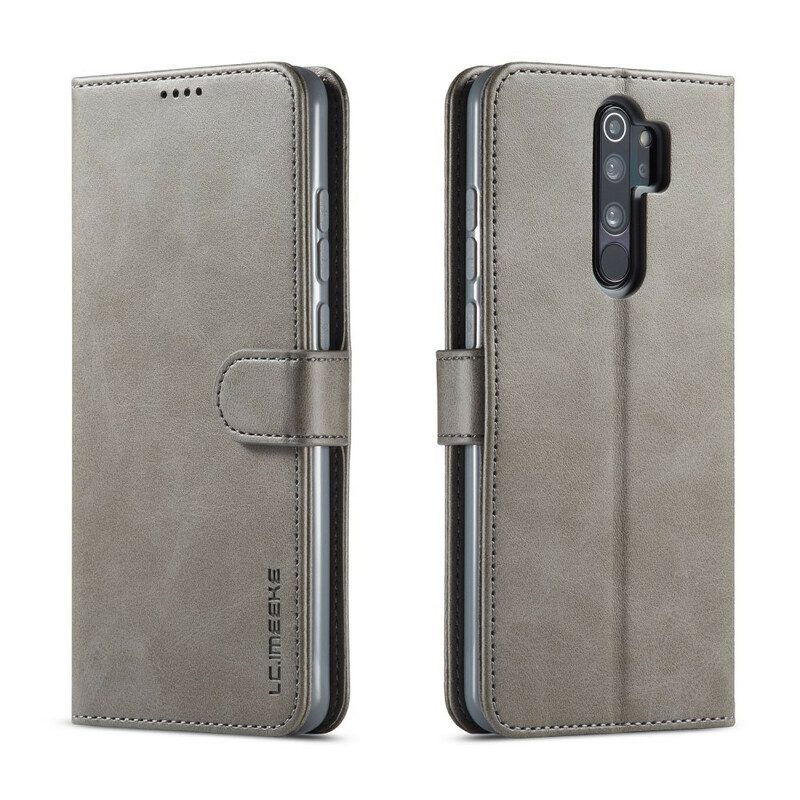 Flip Case Für Xiaomi Redmi 9 Lc.imeeke Ledereffekt