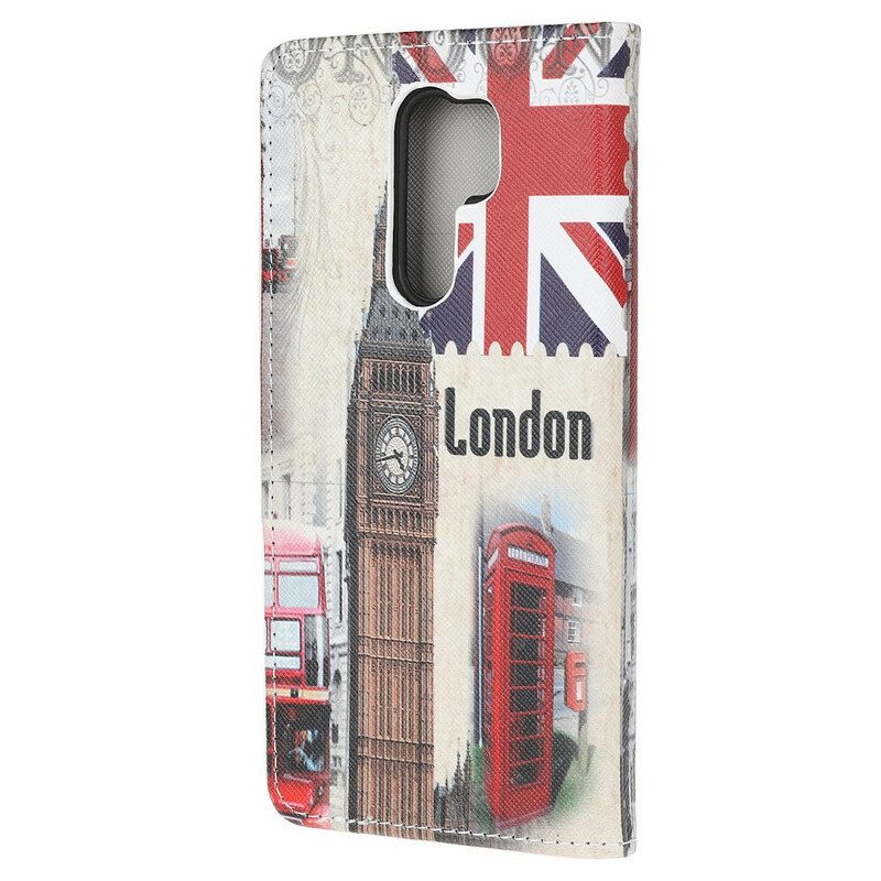 Flip Case Für Xiaomi Redmi 9 Londoner Leben