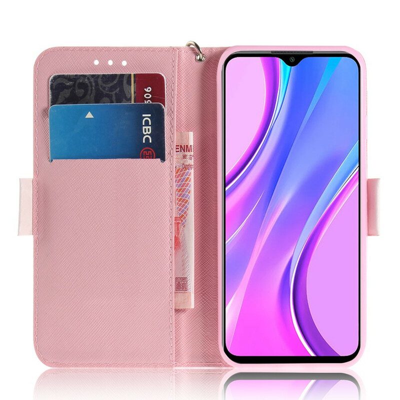 Flip Case Für Xiaomi Redmi 9 Mit Kordel Tanga-hamster